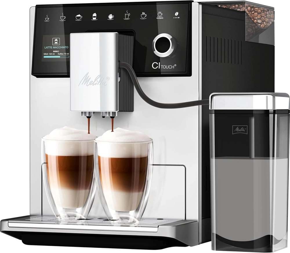 Кофемашина Melitta F630-111 1400Вт серебристый