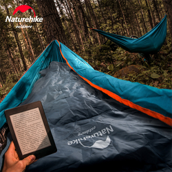 Спальный мешок Naturehike Y150L с круглым дном и капюшоном, зеленый, молния справа (NH21MSD08)