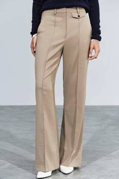 БРЮКИ СО СТРЕЛКАМИ — ZW COLLECTION — ZARA