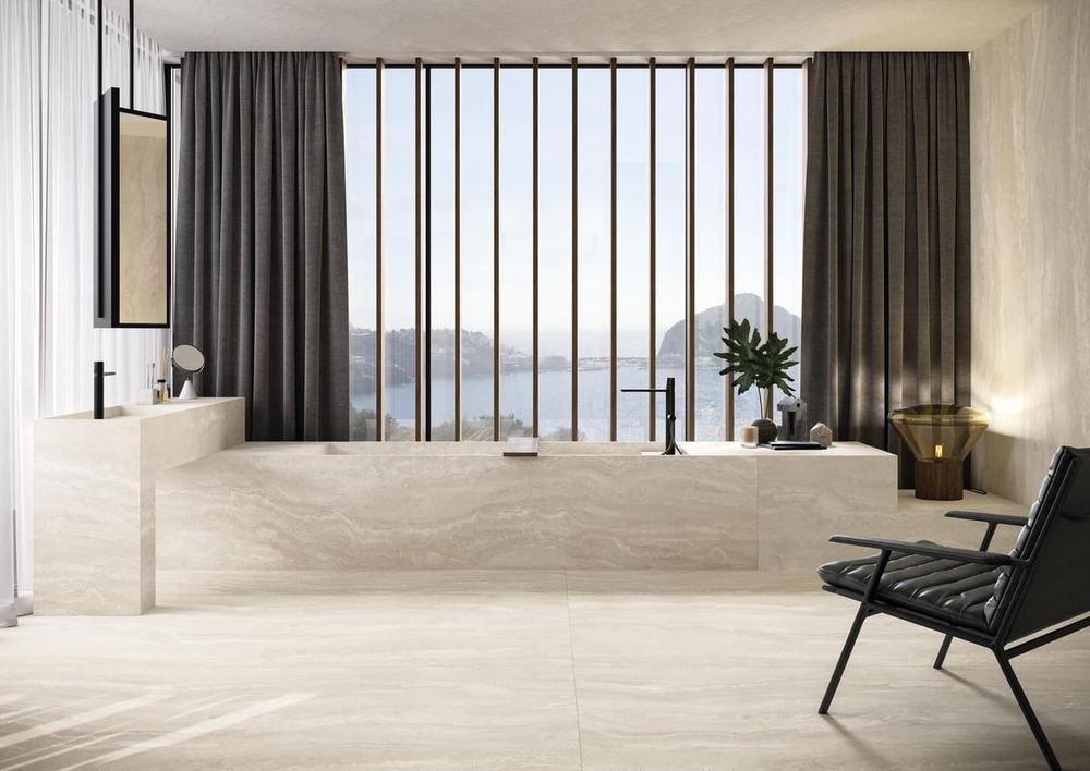 Rex Authentic Luxe Pearl Travertine Matte 6 mm 60x120
