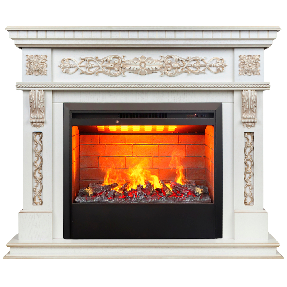 Каминокомплект Real Flame Estella 25,5/26 WT с очагом 3D Helios 26