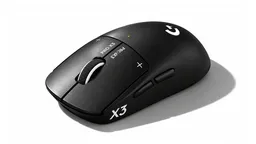 Logitech G PRO X3 SUPERSTRIKE Midnight Black — вид сверху и со стороны боковых кнопок
