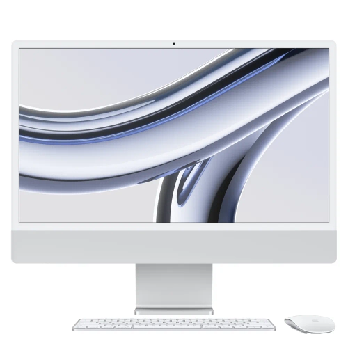 Моноблок Apple iMac 4.5K 24" (M3 8 CPU/10 GPU, 2023) 24/2TB, Silver (Серебристый)