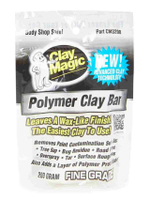 CLAY MAGIC Глина с полимером для новых авто(белая.)200гр.