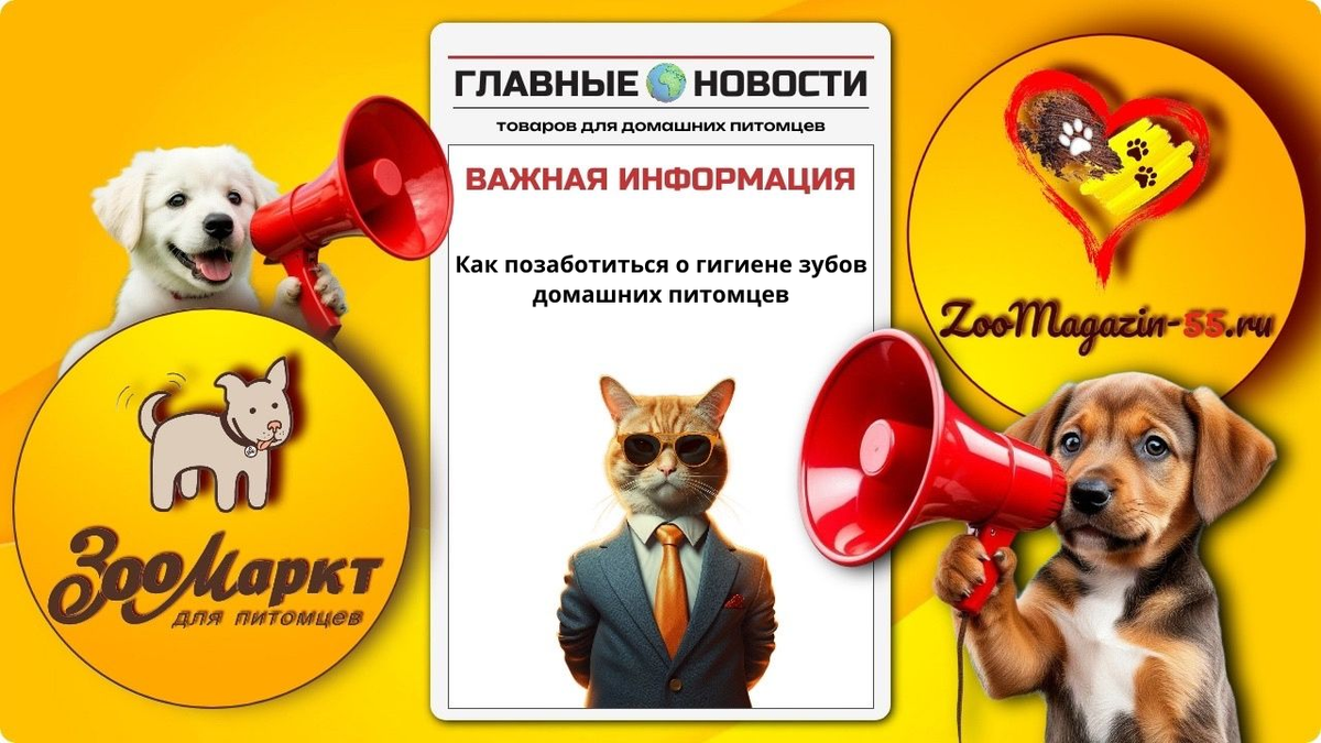 Гигиена полости рта и зубов кошек и собак