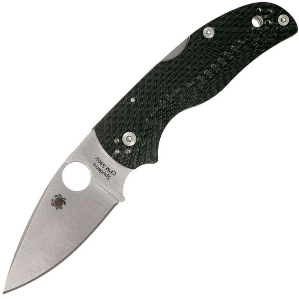 Цена наСкладной нож Native 5 Fluted - Spyderco 41CFFP5, сталь CPM S90V Satin Plain, рукоять карбон, чёрный