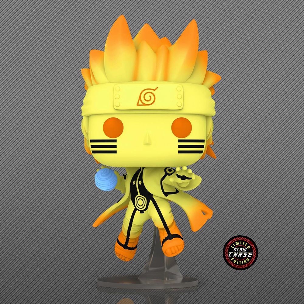 Фигурка Funko POP! Animation Naruto Shippuden Naruto Uzumaki (Kurama Link) w/GW Chase(Exc)