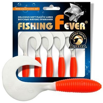Мягкая приманка твистер FishingFever ARGO 6,0cm,2,0g,уп 6 шт