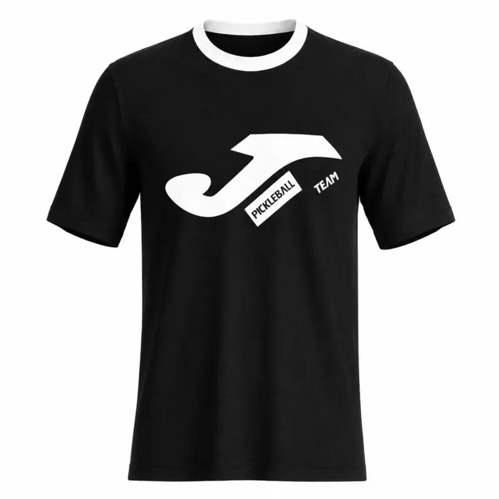 Мужская теннисная футболка Joma Challenge Short-Sleeve - black