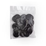 Пуговицы 2 прокола 36L=23 мм, супатные, пластик (s.black (черный глянец)), 36 шт