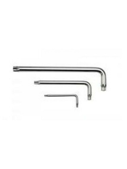 Ключ Г-образный TORX экстра длинный T25H с отверстием RockForce##Rock FORCE RF-76725XL