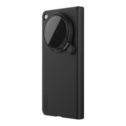 Чехол с защитной откидной крышкой для камеры на OPPO Find N6, серия Super Frosted Shield Prop Magnetic Case (версия с прозрачной крышкой объектива) от Nillkin