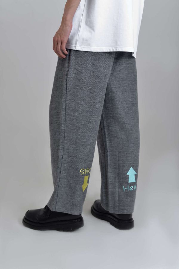 Брюки Soul Company Snkr Head Серые - фото 2