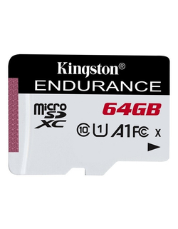 Карта памяти Micro SecureDigital 64Gb Kingston SDCE / 64GB (MicroSDHC Endurance Flash Memory Card)