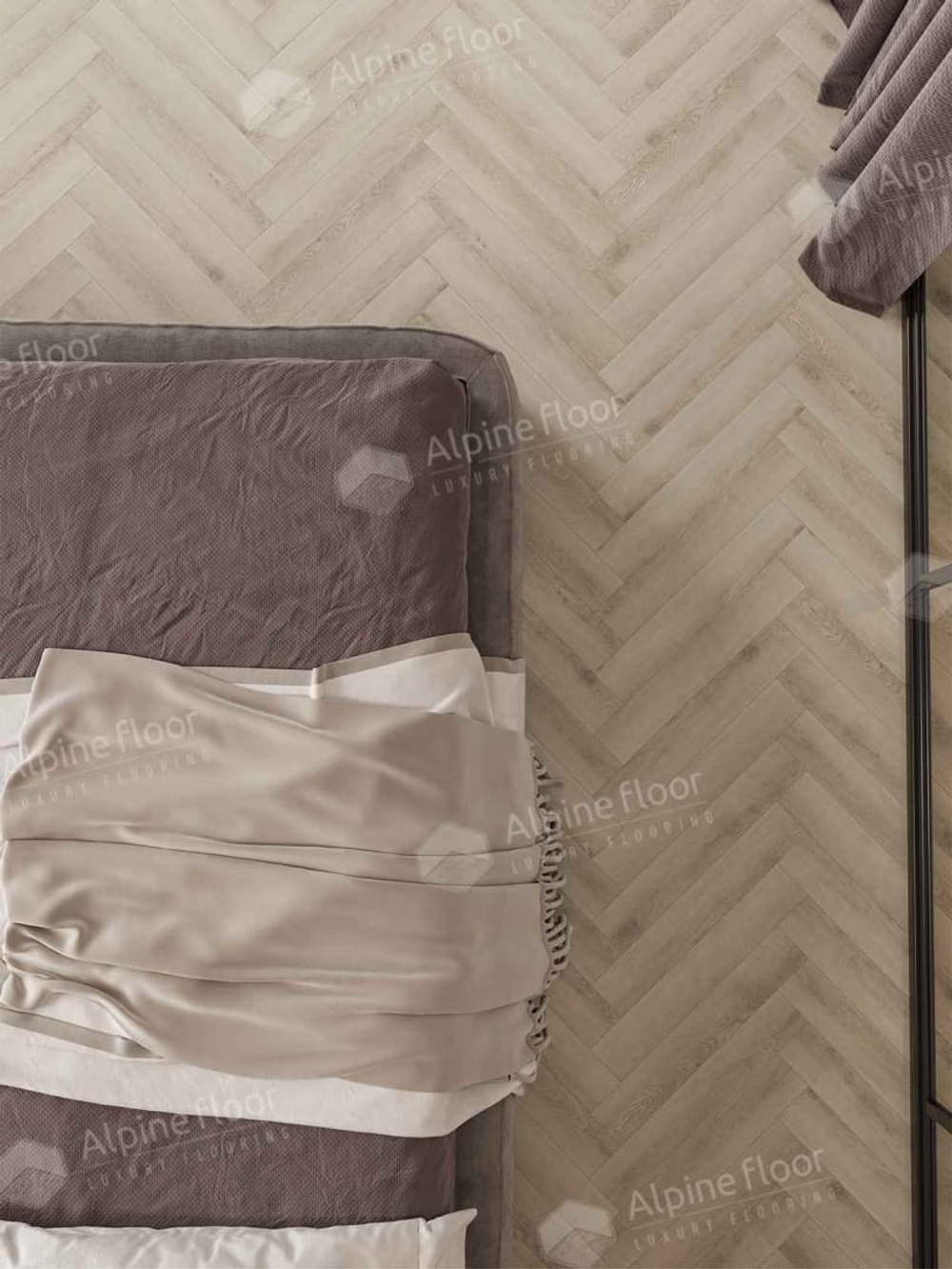 Ламинат Alpine Floor Herringbone 12 Pro 12 мм Орлеан 1.1017 м2