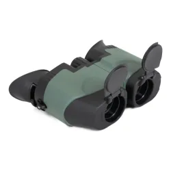 Призменный бинокль ARKON 8x21 / АРКОН 8 на 21 - вид сбоку с открытыми крышками объективов