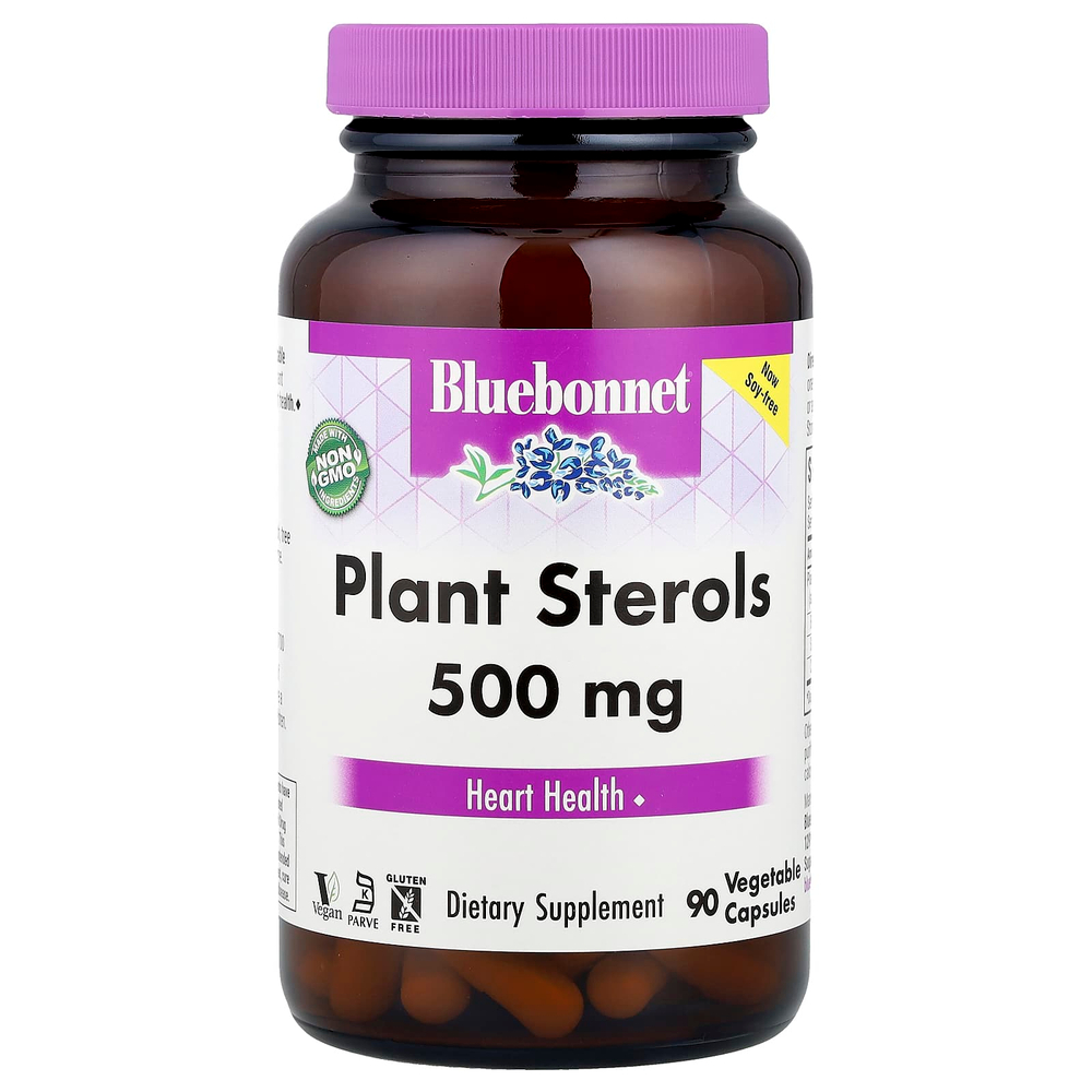Bluebonnet Nutrition, Растительные стеролы, 90 растительных капсул