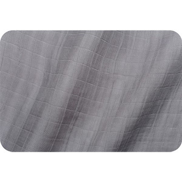 Ткань для пэчворка Peppy Марлевка Solid Bamboo Embrace, отрез 100х125 см, 120 г/м², Silver, Shannon Fabrics