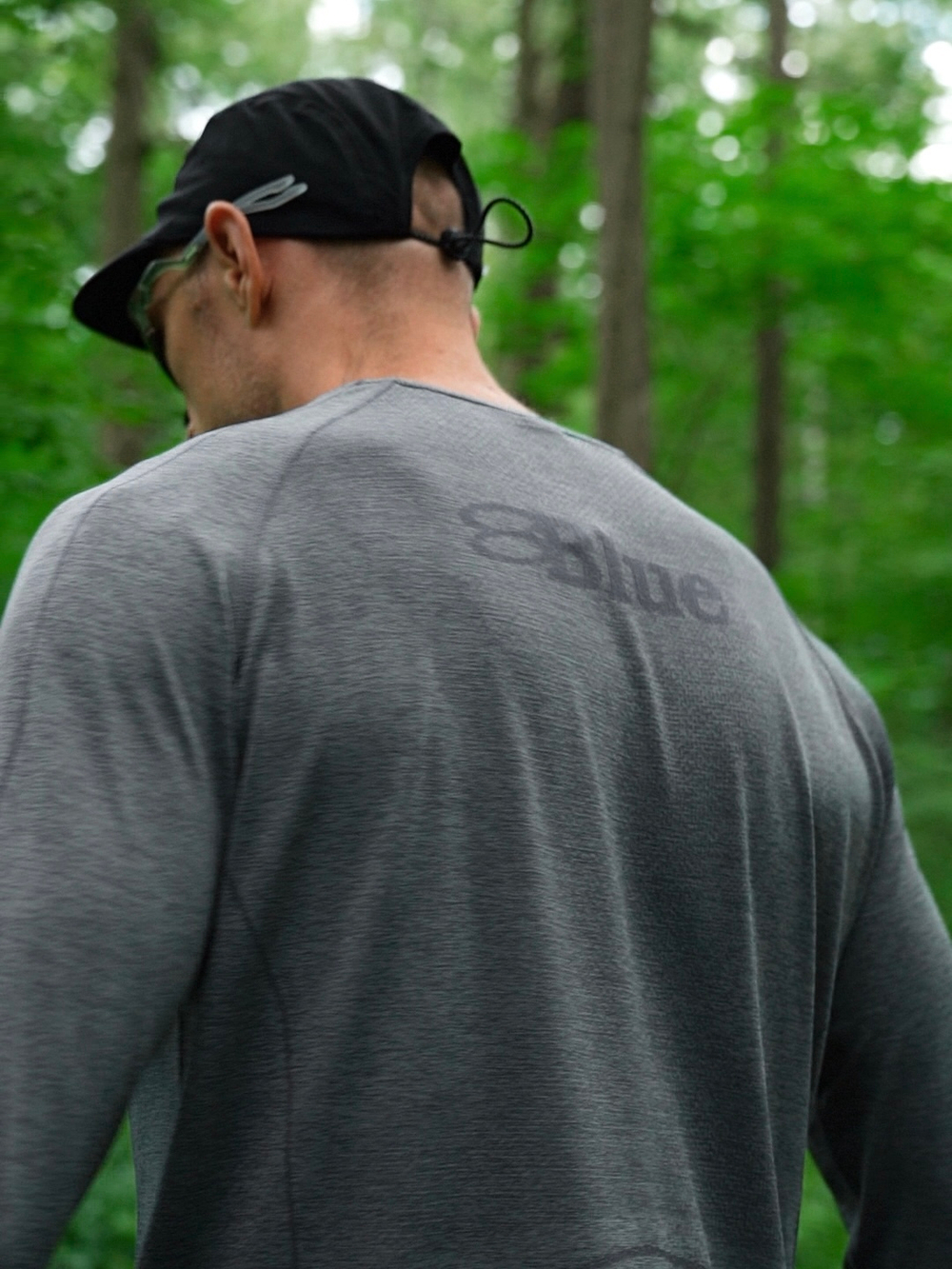 Лонгслив Nothomme Blue Seamless Knit Mesh Running Long Sleeve "Graphite Grey"