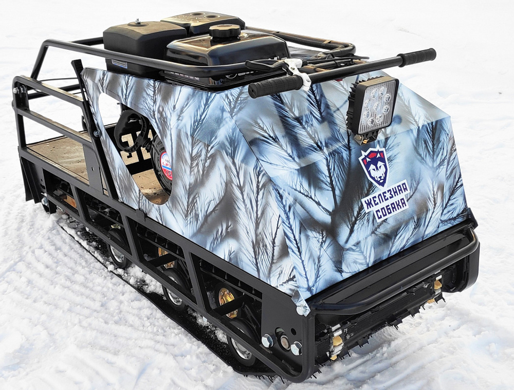 Мотобуксировщик Irondog (Железная собака) M600 20 Камуфляж Охотник