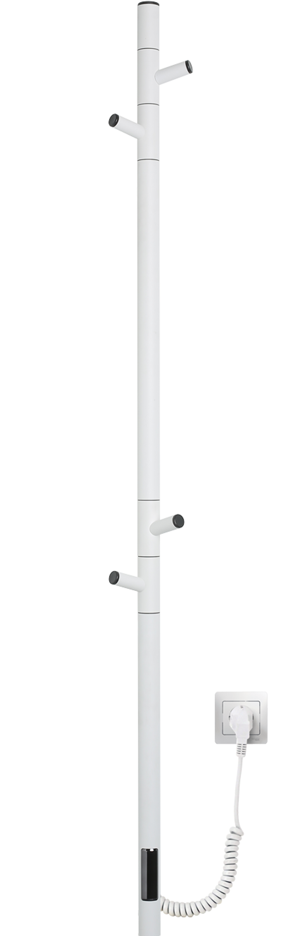 Полотенцесушитель электрический Vincea VTD-1DWE 15х140, белый, таймер