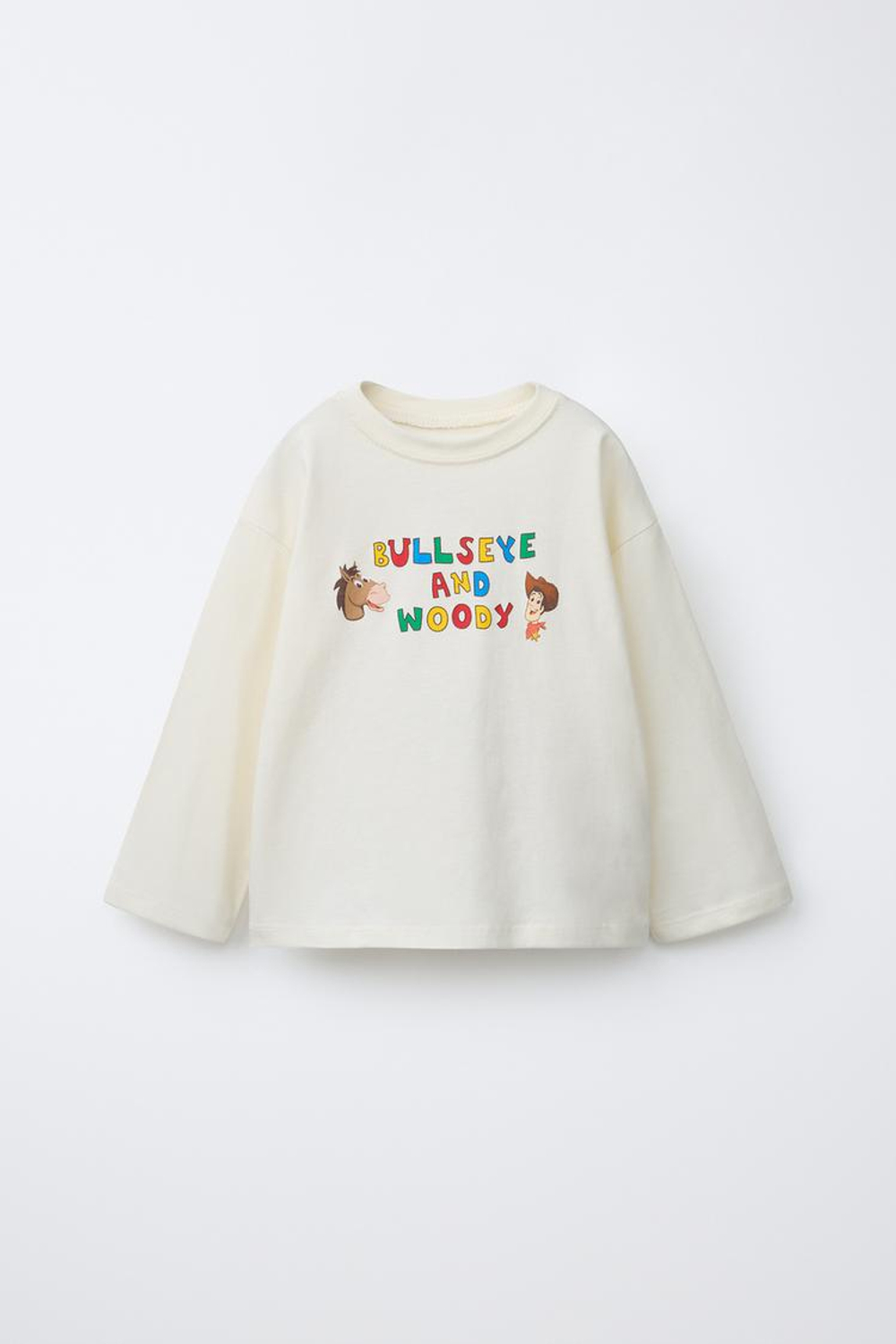 ZARA ФУТБОЛКА С ПРИНТОМ TOY STORY © DISNEY PIXAR, ЖЕЛТОВАТО-БЕЛЫЙ