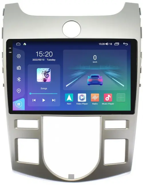 Магнитола для KIA Cerato 2 2008-2013 (климат) - Parafar PF279-climatU2K на Android 13, Быстрая, QLED+2K, CarPlay, 4G SIM-слот