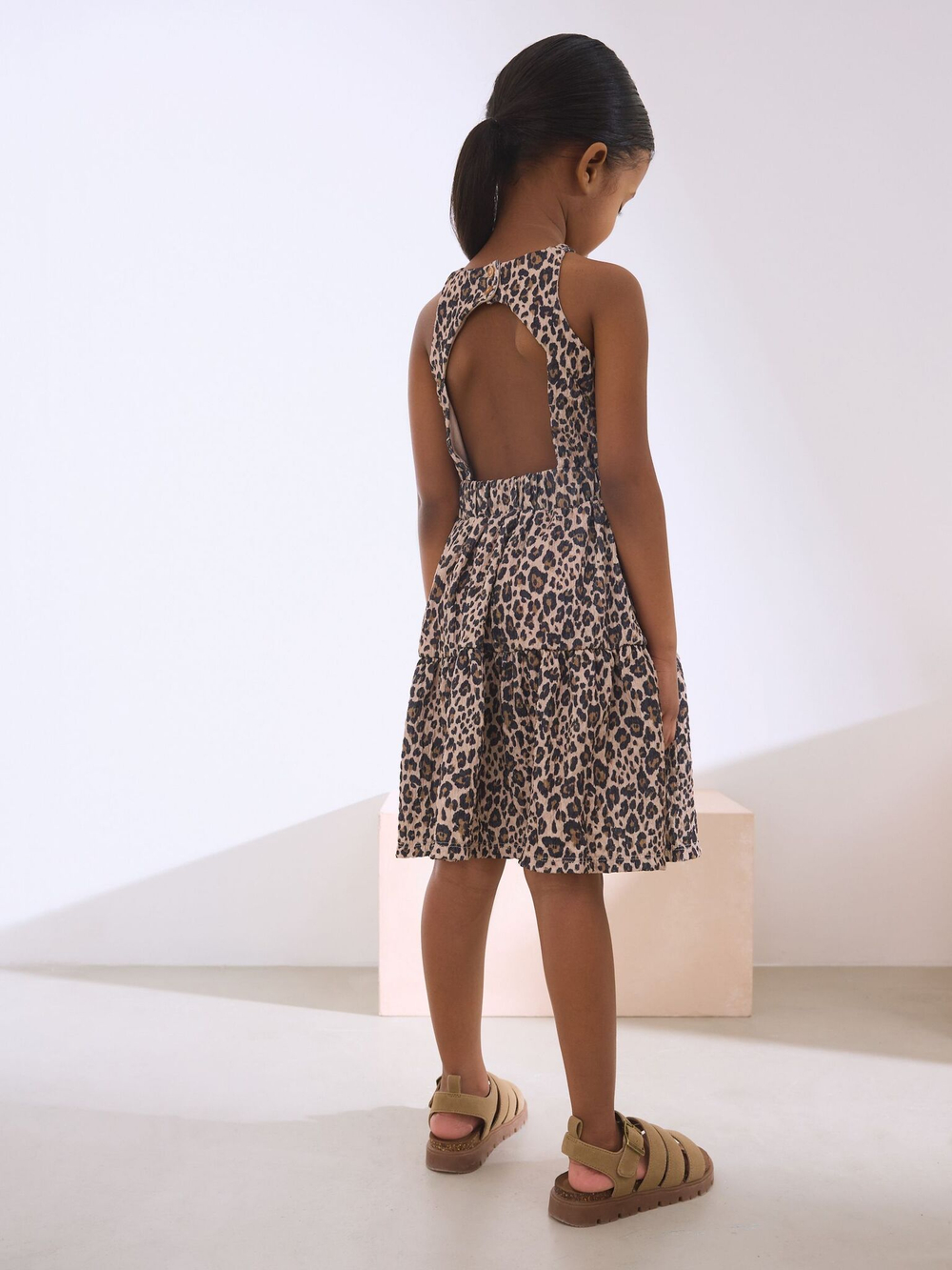 Сарафан для девочки Next AT4-028, Коричневый