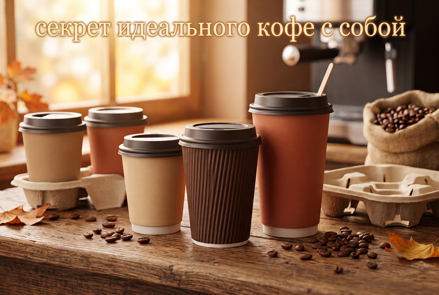 ☕ Секрет идеального кофе с собой? В правильном стаканчике!