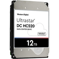 Жесткий диск HDD 12Tb Western Digital, SATA-III, 256Mb, 7200rpm Ultrastar DC HC520, He12 (HUH721212ALE600)