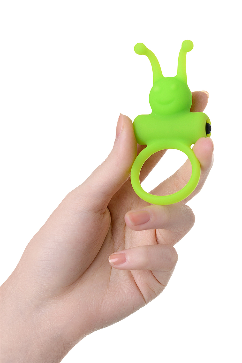 Эрекционное кольцо на пенис A-Toys зеленое 3,1 см