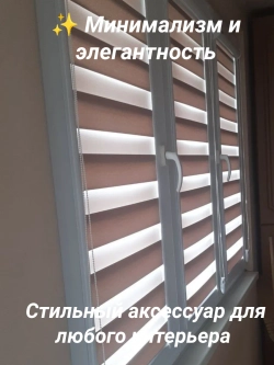 Рулонные шторы День-Ночь 55х150 см
