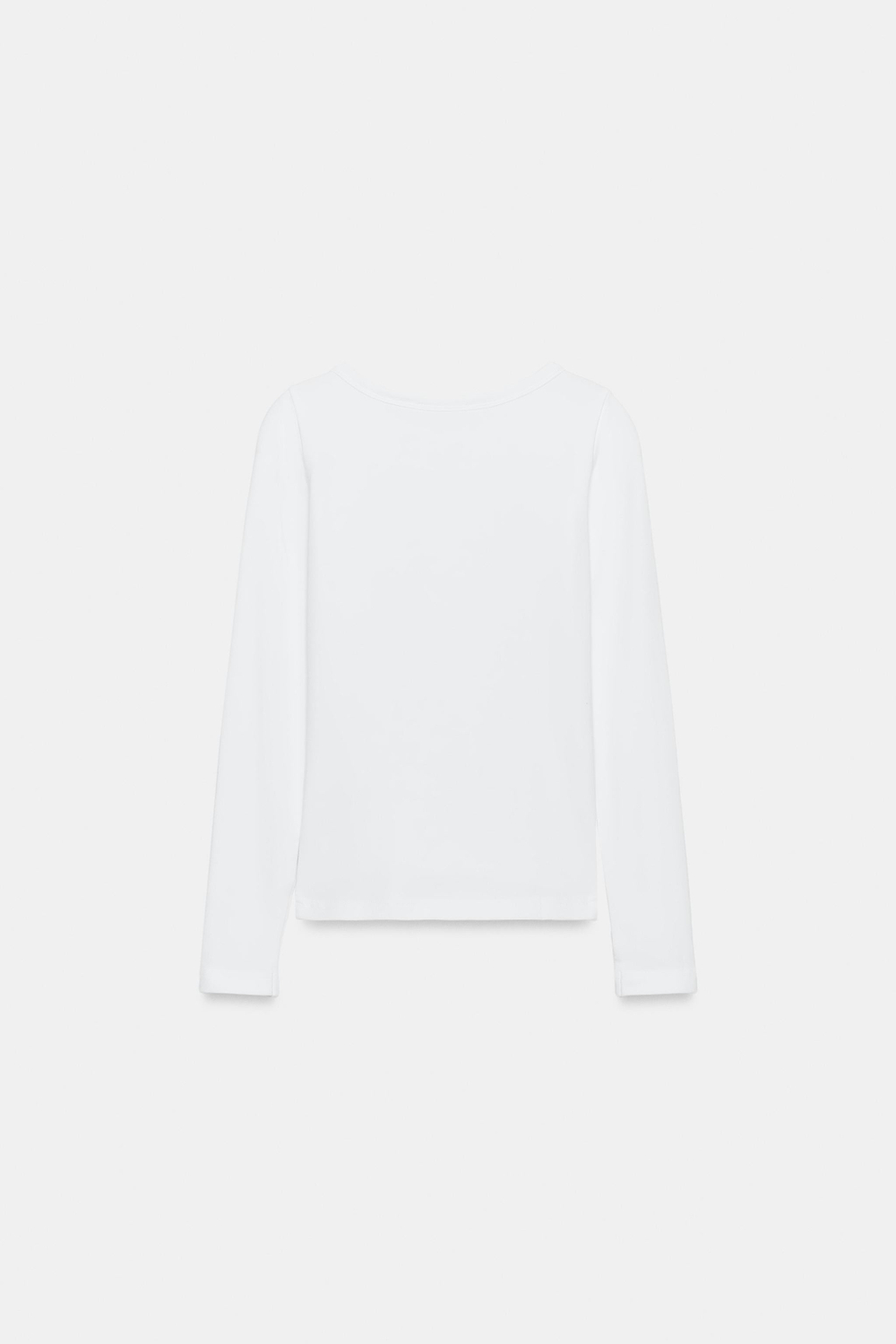ФУТБОЛКА С ВЫРЕЗОМ «ЛОДОЧКА» — ZARA