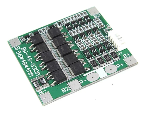 Плата заряда и защиты Li-ion BMS 4S 14.8V-16.8V 30A с балансировкой
