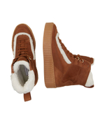 Кожаные кроссовки essential lace up warmbootie Tommy Hilfiger - коричневый(FW0FW07503)