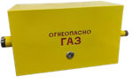 Шкафной газораспределительный пункт ГРПШ ОХТА-RF-10-1-ПЛ-Ф (желтый)