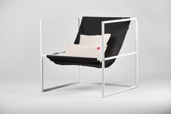 Уличное кресло TESS Outdoor Chair white / anthracite textile (Up!Flame)