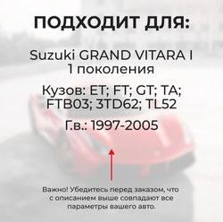 Ремкомплект ограничителей дверей Suzuki GRAND VITARA (I) ET; FT; GT; TA; 3TD62; TL52; FTB03 (тип 8+9) 1997-2005