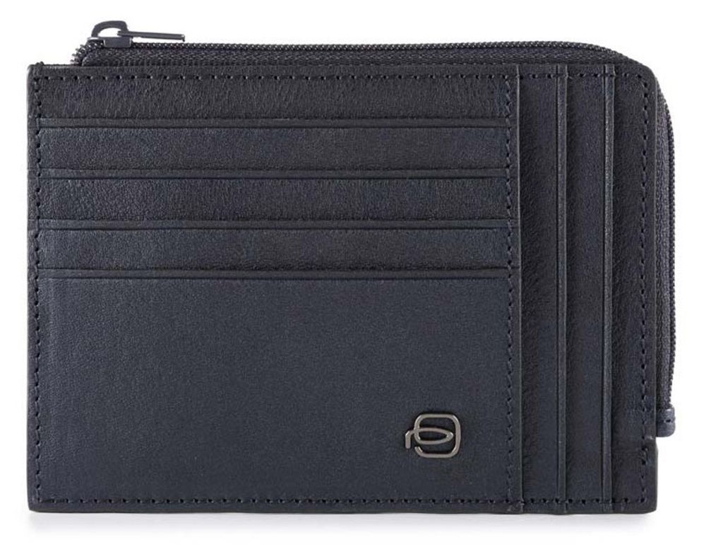 Чехол для кредитных карт Piquadro Black Square синий кожа (PU1243B3R/BLU)
