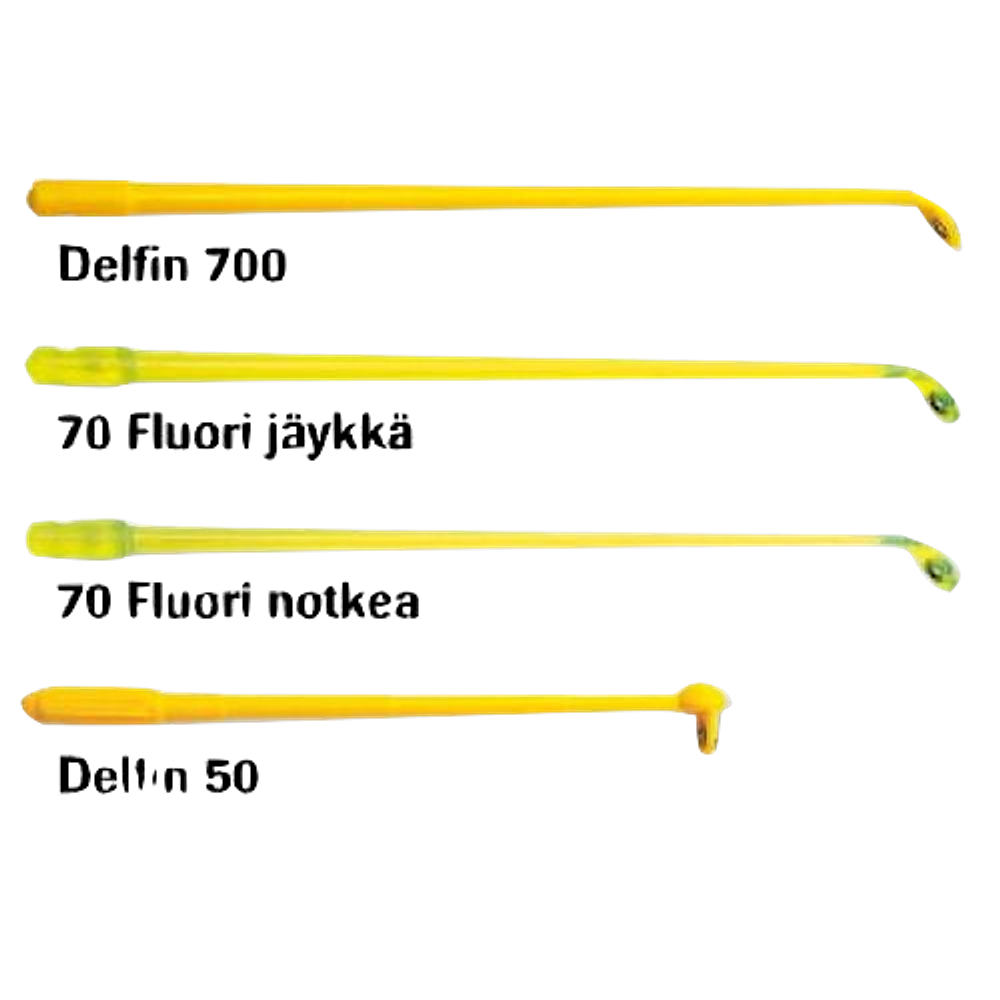 Кивок зимний DelFin Jaykka/Notkea D70F-J  22см Fluo Jaykka Пласт.Флуо.Толстый Жесткий