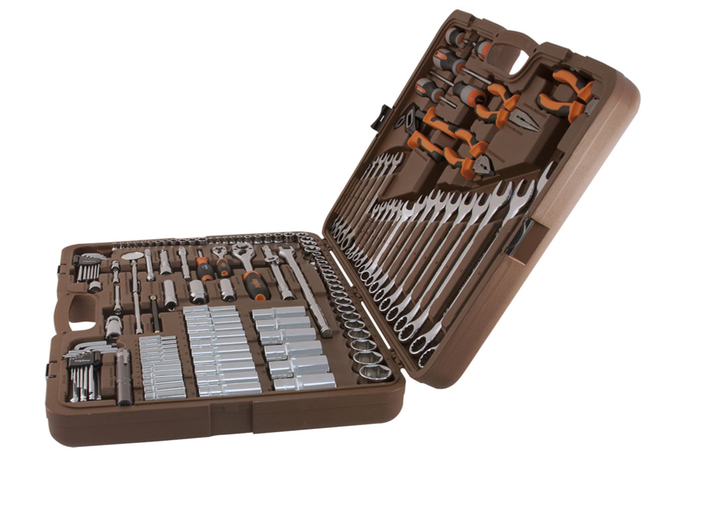 OMT141S Набор инструмента универсальный 1/4", 3/8" и 1/2"DR, 141 предмет