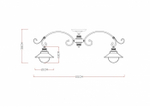 Потолочная люстра Arte Lamp GRAZIOSO A4577PL-8CK
