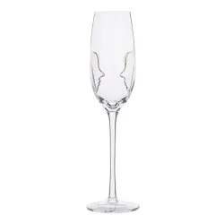 Бокал-флюте для шампанского 250 мл Face to Face декор d 4,5 см h24 см P.L. - BarWare [6]