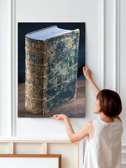Картина "Старинная книга", на стену 30х40см 1шт.