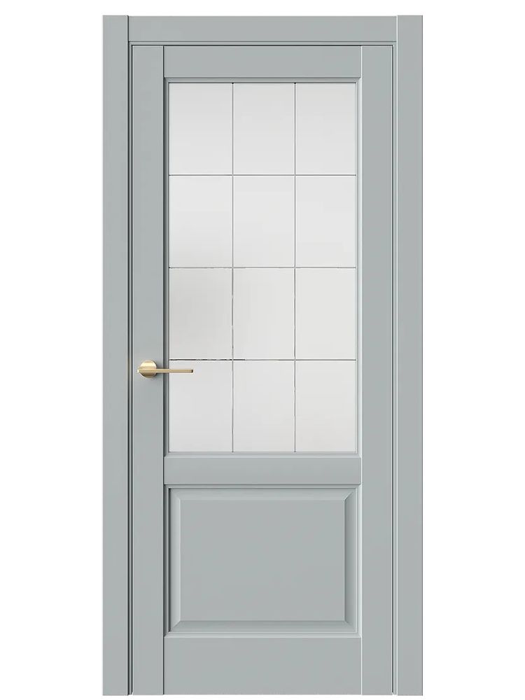 ДВЕРИ WestStyle  SE 4 Платиновый Дым /Белое Сатинат ДО