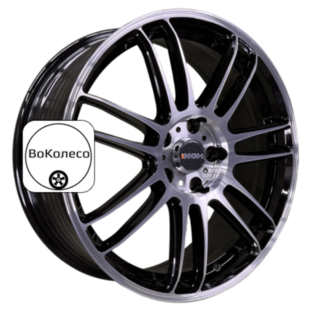 8x18/5x114,3 ET50 D60,1 FA8535 Gloss Black Machined Face (ZJH) FlowForming INCH