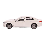 Модель ин. мет. "BMW 5-ER sedan M-Sport" 12см, двери, багаж, бел, коробка 5ER-12-WH (Технопарк)