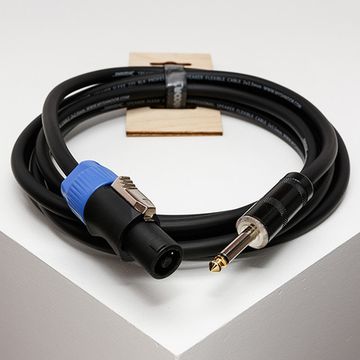 SC225-SPPJ-5m Кабель для гитарного усилителя, 2х2,5мм, Speakon-Powerjack, 5м, SHNOOR
