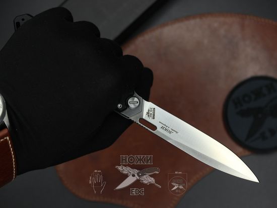 Складной нож НОКС Локи Т 346-100407 c клинком из стали D2, рукоять G10