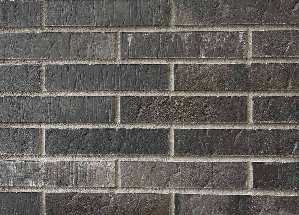 Interbau Anthrazit RetroBrick LDF 290x52x12 INT333 - Клинкерная плитка для фасада и внутренней отделки